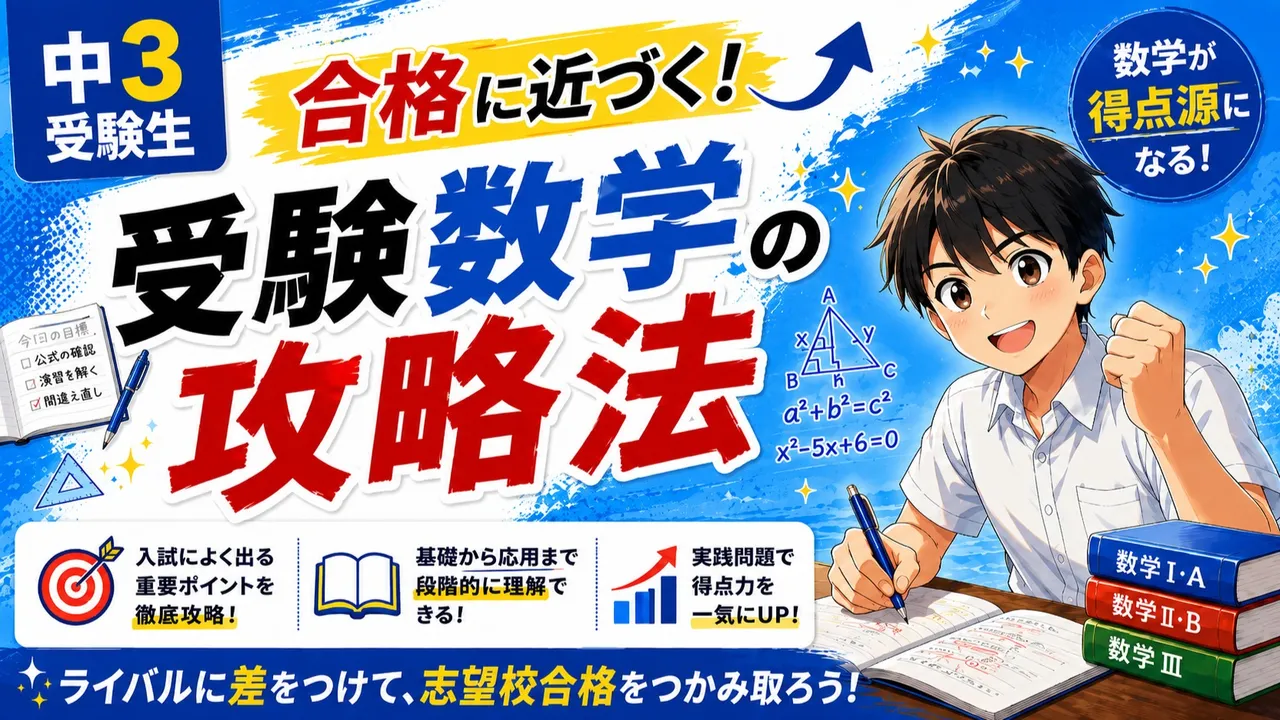 合格に近づく!受験数学の攻略法