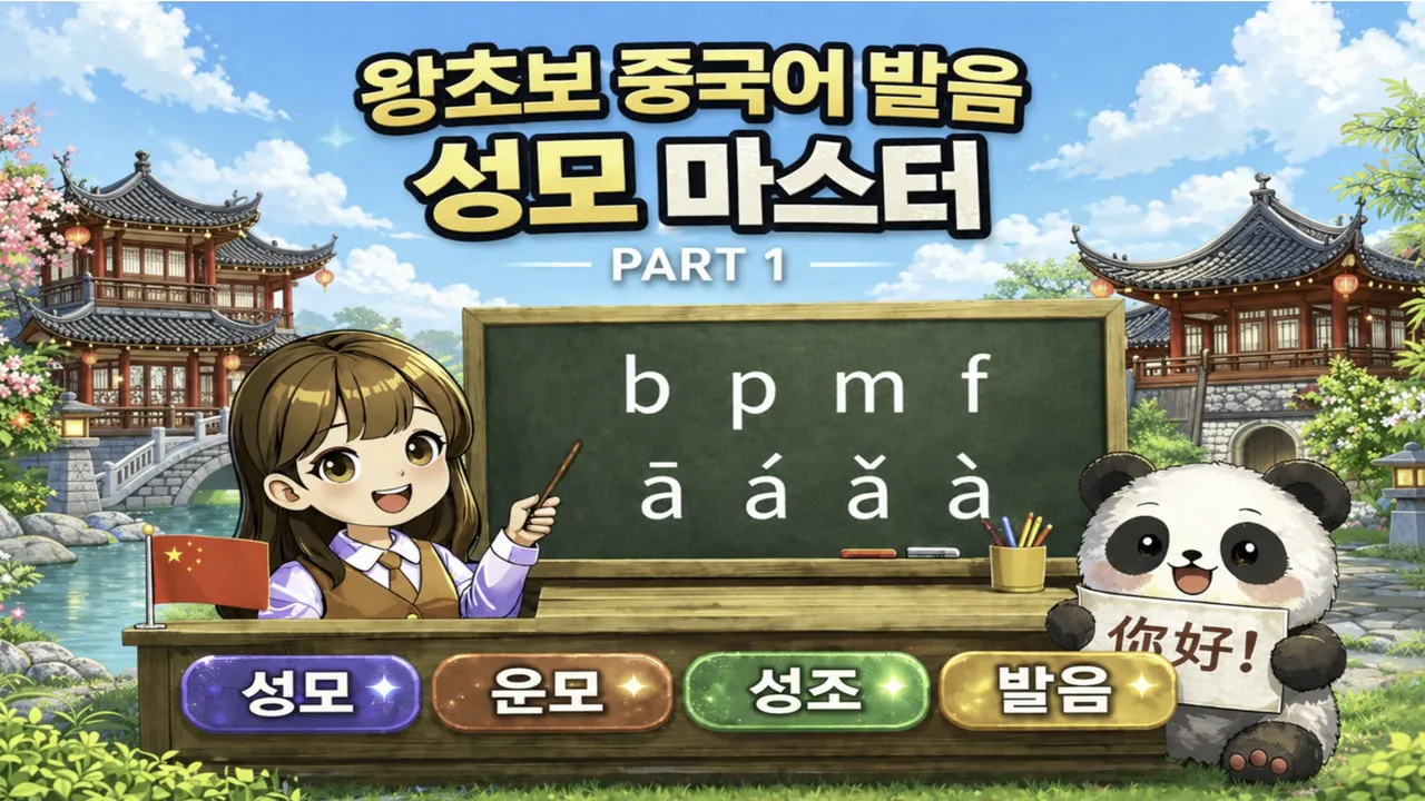 왕초보 중국어 발음 성모 마스터 PART1