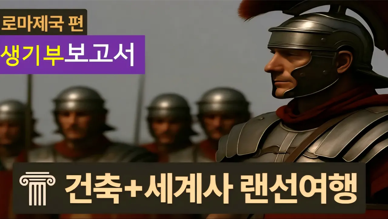 [로마 제국 건축물 + 세계사] 바닥에 깔린 도로가 로마 제국 통치의 핵심이라고? 대치동 20년 경력 강사와 함께하는 세계사 랜선여행
