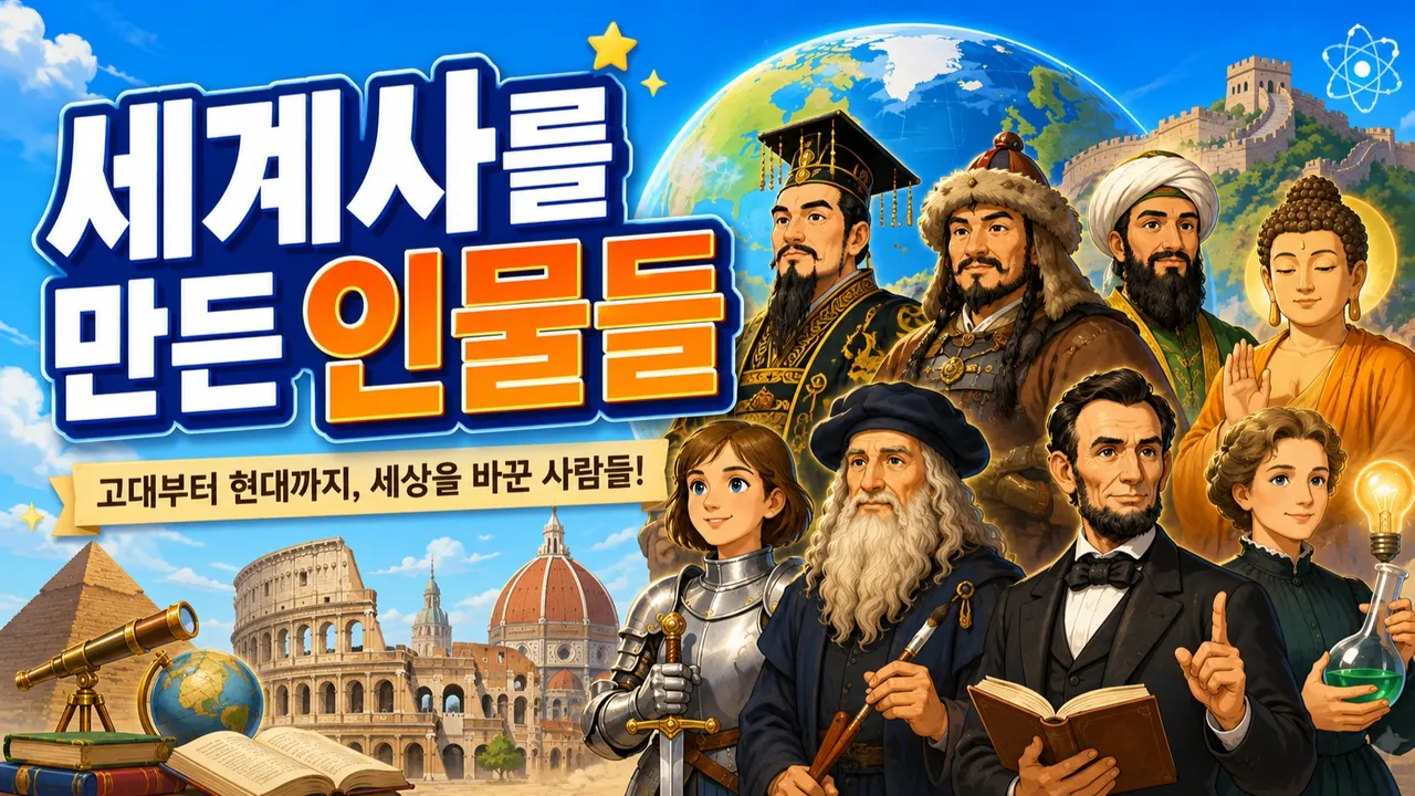 인물로 시작하는 세계사 - 세계사를 만든 28인의 얼굴