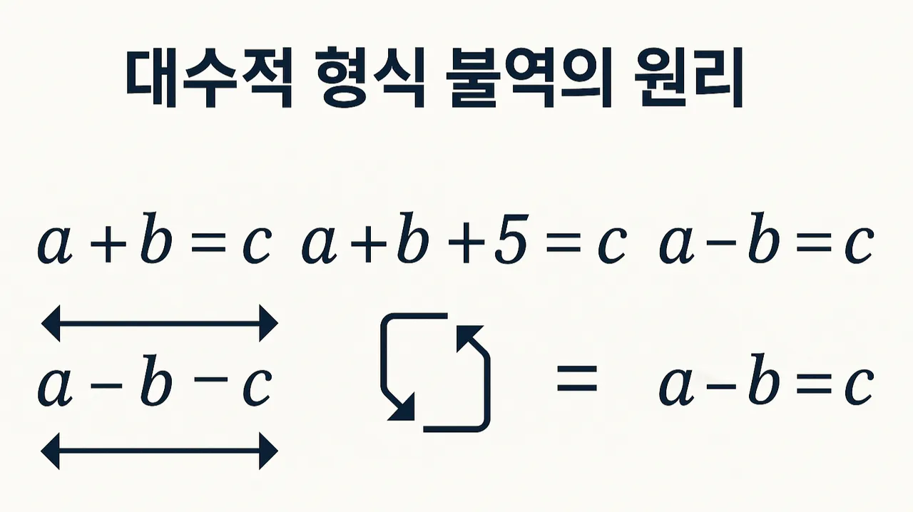 [Why] 수학의 중요 원리 : 형식불역의 원리, 기하학적-대수적 형식불역의 원리, 대수의 기본원리